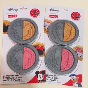Disney Dash Removable Mini Waffle Plates - HTF Mickey Minnie Daisy Donald